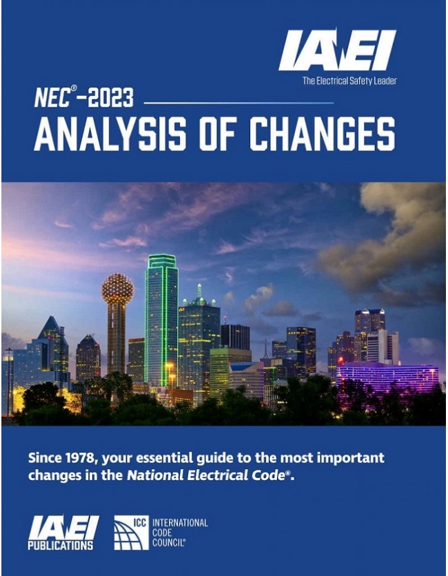 Analysis of Changes – NEC 2023, Edition 2022 (PDF)